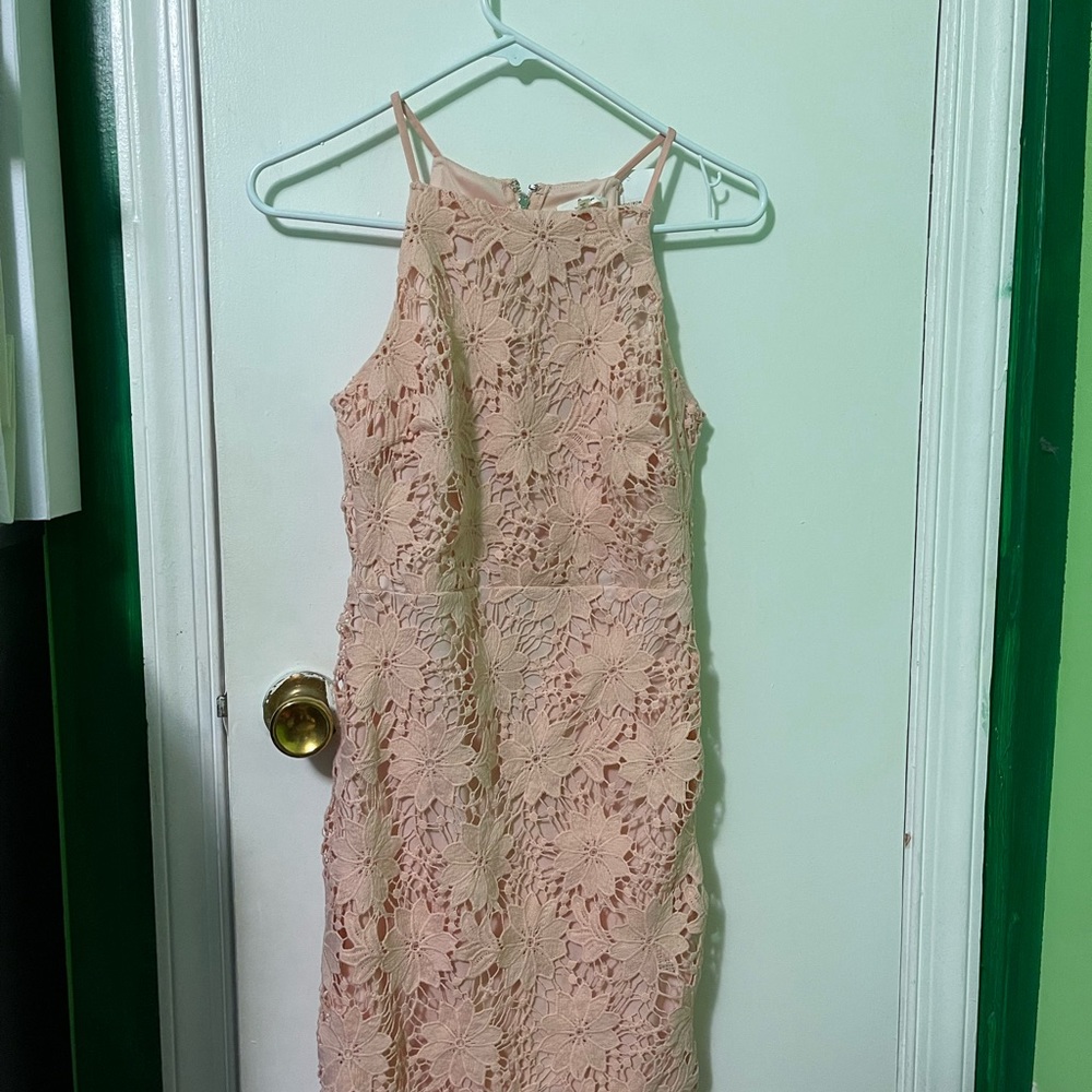 Pastel Pink Midi dress